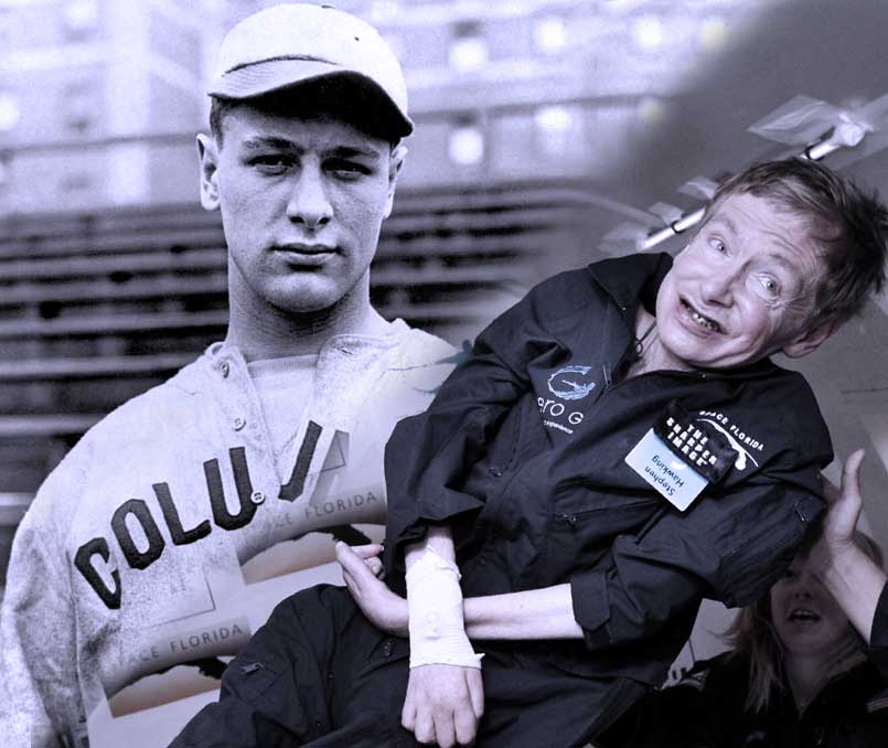 Questa prova di silenziamento genico ha coinvolto pazienti con la SLA, conosciuta anche come malattia del motoneurone e malattia di Lou Gehrig, il famoso giocatore di baseball che ha avuto la malattia. Anche il fisico Stephen Hawking, qui fluttuante in assenza di gravità, ha la SLA.